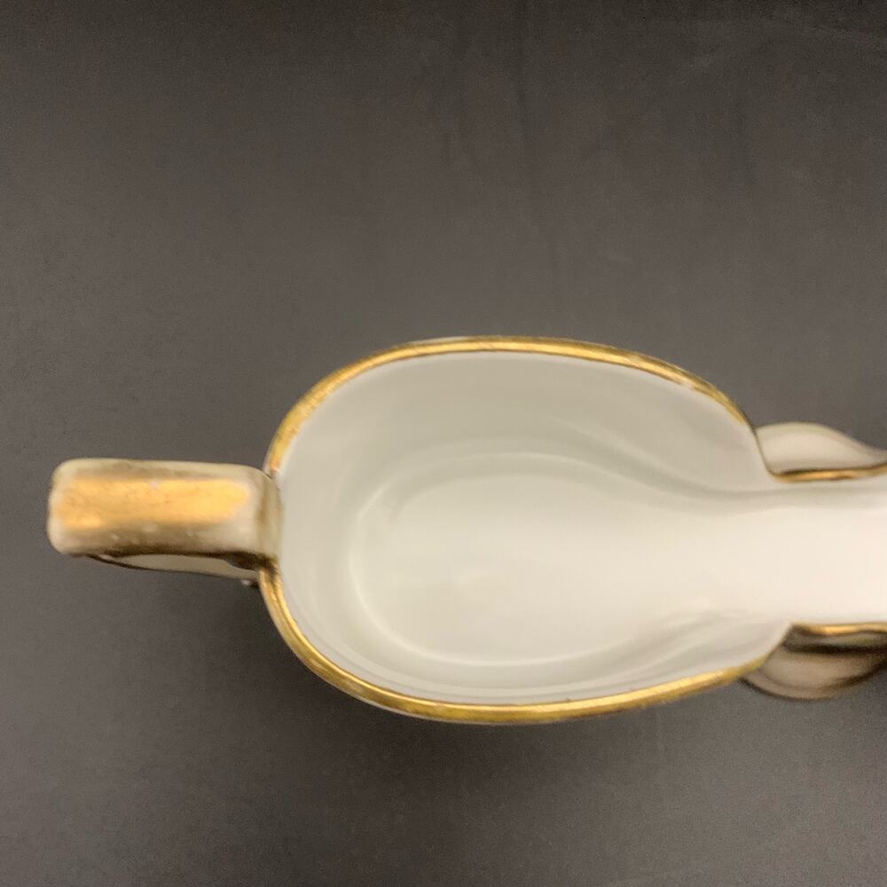 Antique 1918 Noritake Morimuru Porcelain Spoon Holder Hand Painted Landscape - Picture 10 of 16